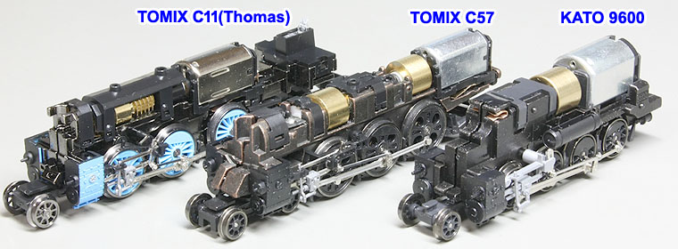 TOMIX C11, C57, KATO 9600